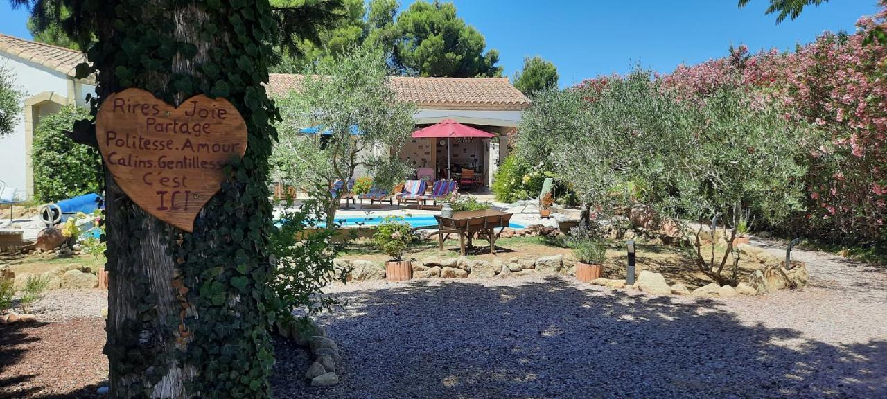 Bed and Breakfast Fenetre Sur Les Alpilles Сен-Мартен-де-Кро Экстерьер фото